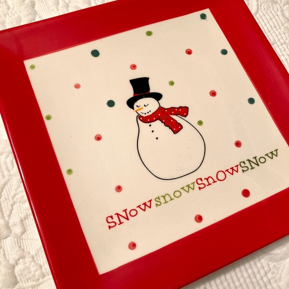 Snowman Plate - Picture 4 of 5